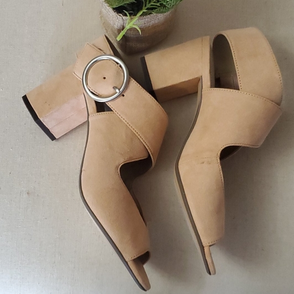 Style Charles heels, open toes/heels size 6.5 - Picture 5 of 11